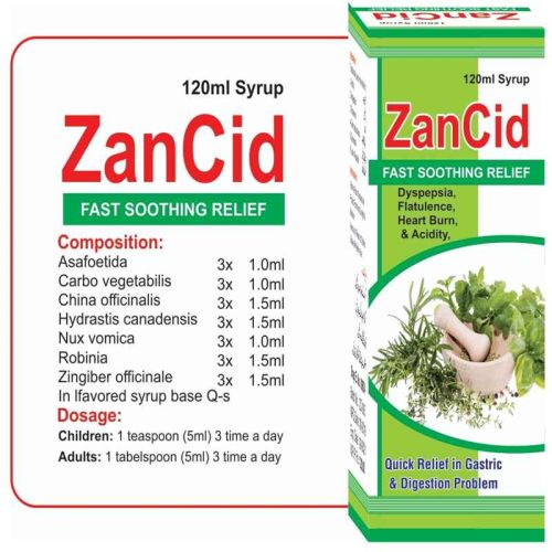 ZanCid 120ml Syrup